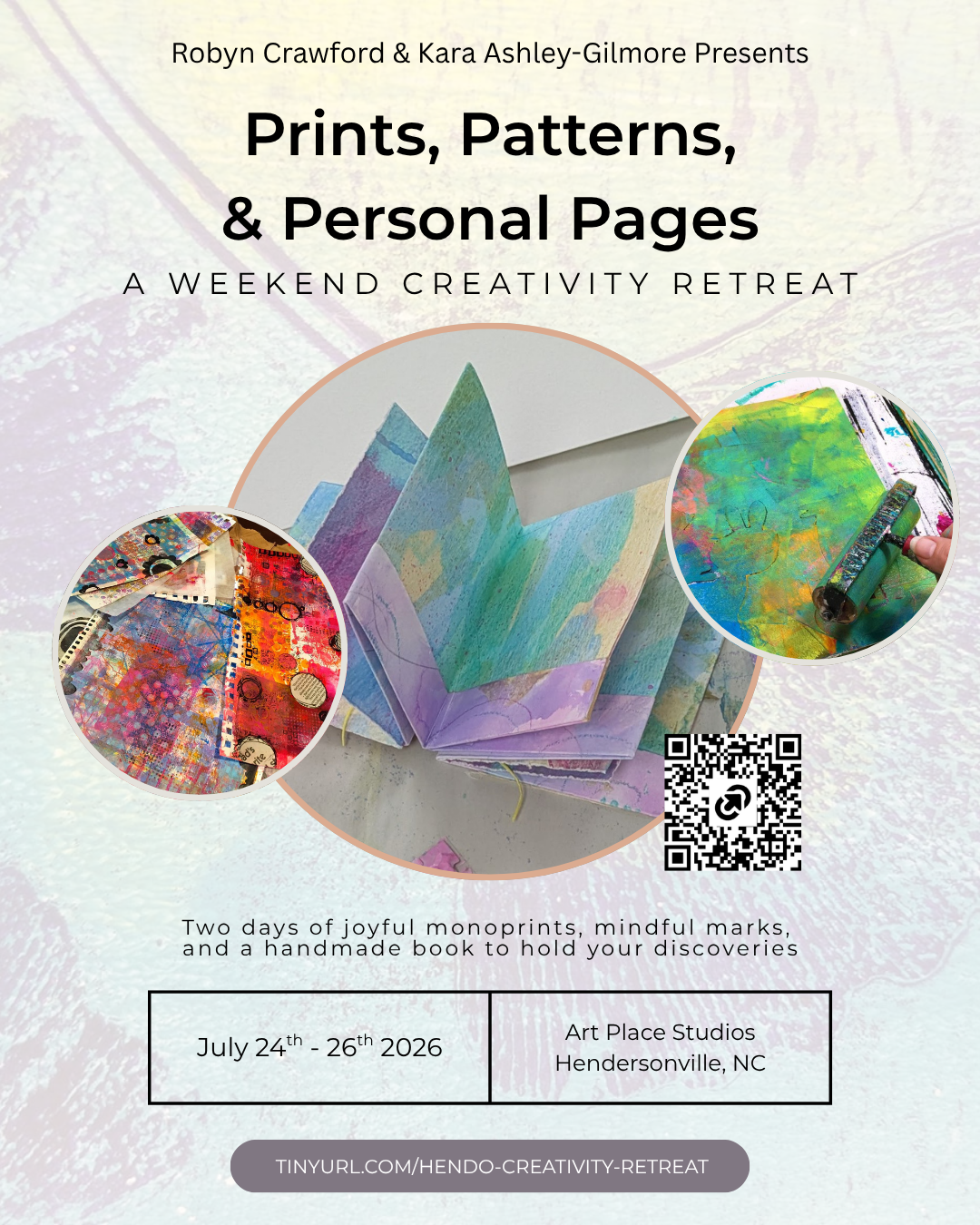 Weekend Creativity Retreat Flyer